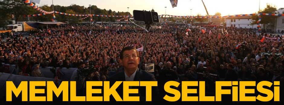 Başbakan'dan memleket selfiesi