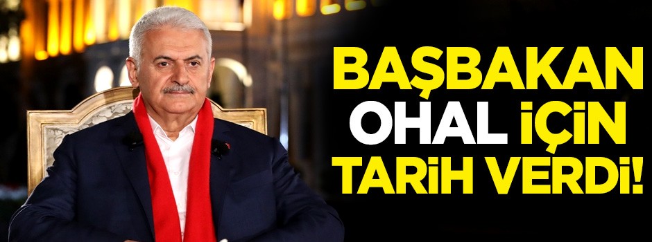 Başbakan'dan OHAL mesajı!