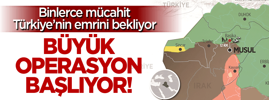 Başika'daki mücahitler Musul operasyonuna hazır