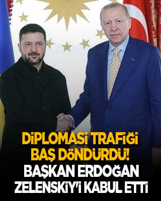 Başkan Erdoğan, ABD ziyaretinin son gününde Zelenskiy'i kabul etti