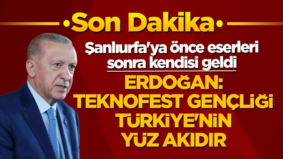 Başkan Erdoğan'dan TEKNOFEST kuşağına övgü: Türkiye'nin geleceği emin ellerde