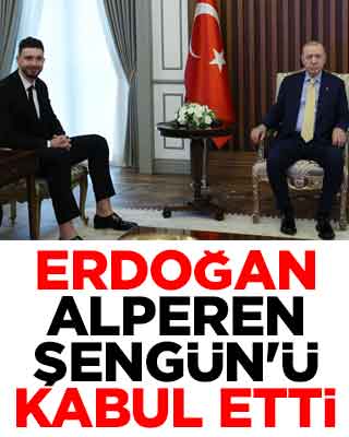 Erdoğan, Alperen Şengün'ü kabul etti