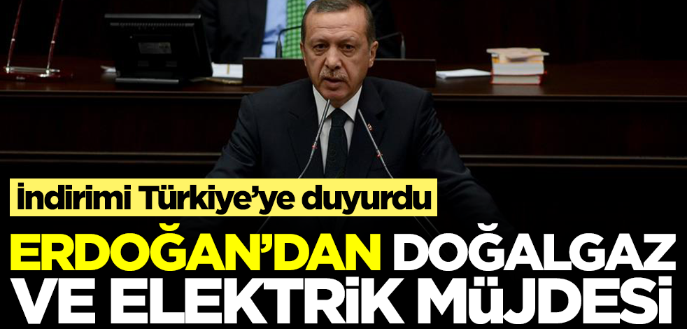 Başkan Erdoğan az önce Türkiye'ye duyurdu: Yüzde 15 indirim olacak