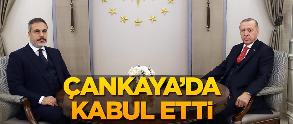 Başkan Erdoğan Hakan Fidan'ı kabul etti
