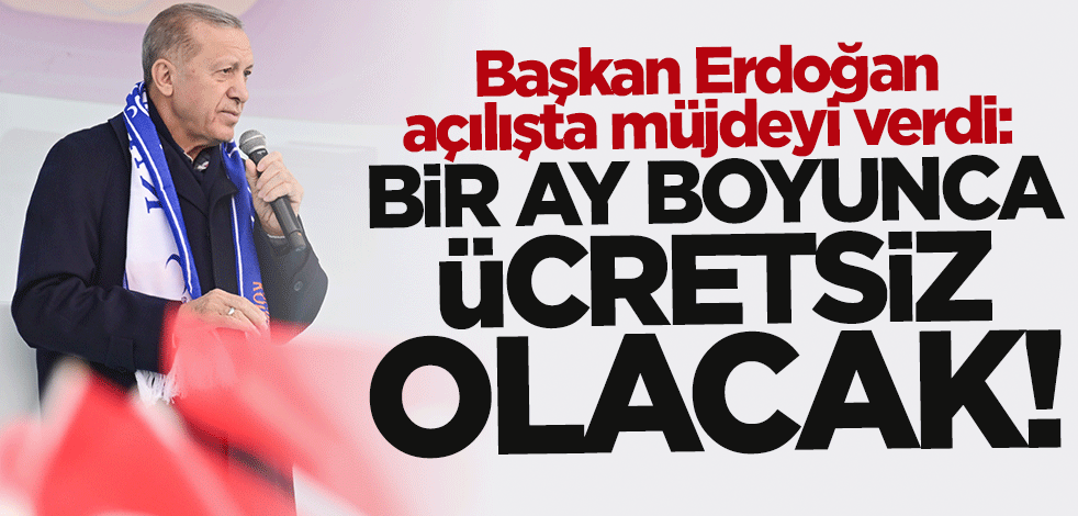 Başkan Erdoğan İstanbul Havalimanı Metrosu'nu hizmete açtı! Bir ay boyunca ücretsiz olacak