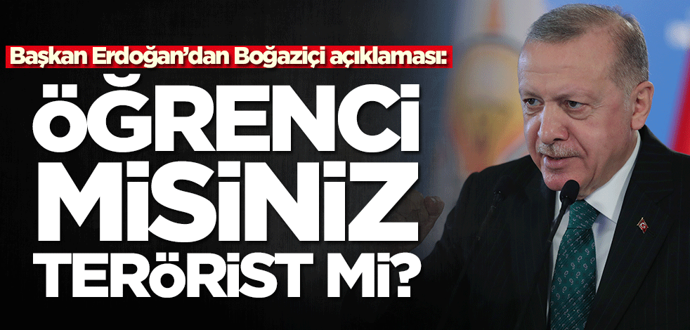 Başkan Erdoğan'dan flaş sözler