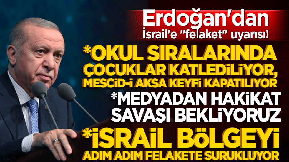 Başkan Erdoğan konuşuyor!