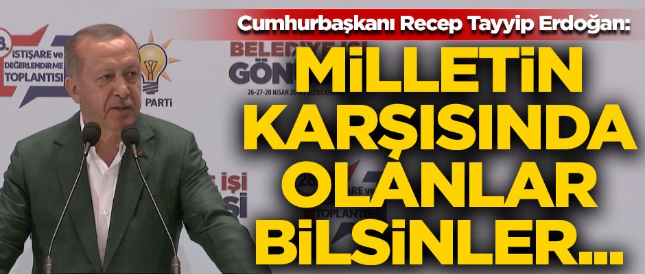 Erdoğan Kızılcahamam'da açıkladı! "Bu milletin karşısında olanlar bilsinler..."