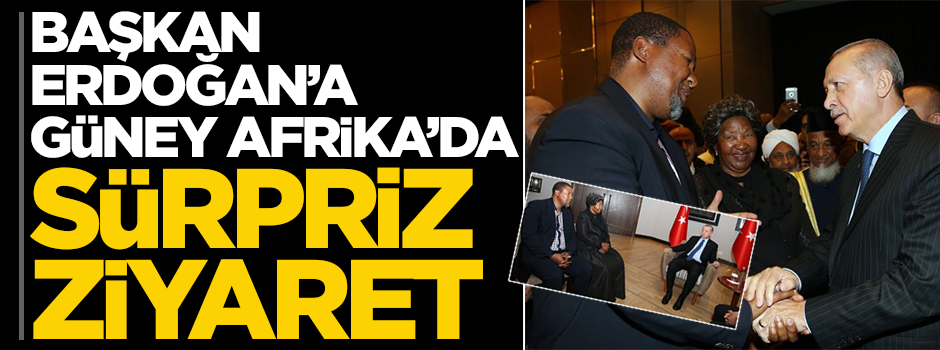 Başkan Erdoğan, Mandela'nın torunu buluştu