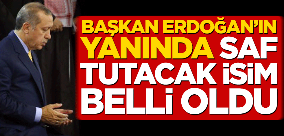Başkan Erdoğan matematik öğretmeni İsmail Kandemir ile birlikte yan yana saf tutacak