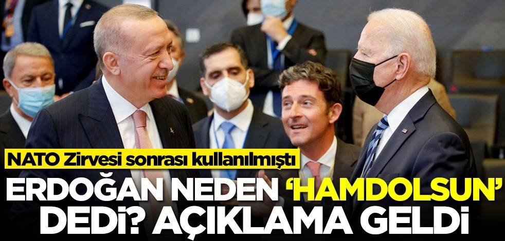 Başkan Erdoğan neden 'Hamdolsun' dedi? Cumhurbaşkanlığı kaynaklarından açıklama geldi