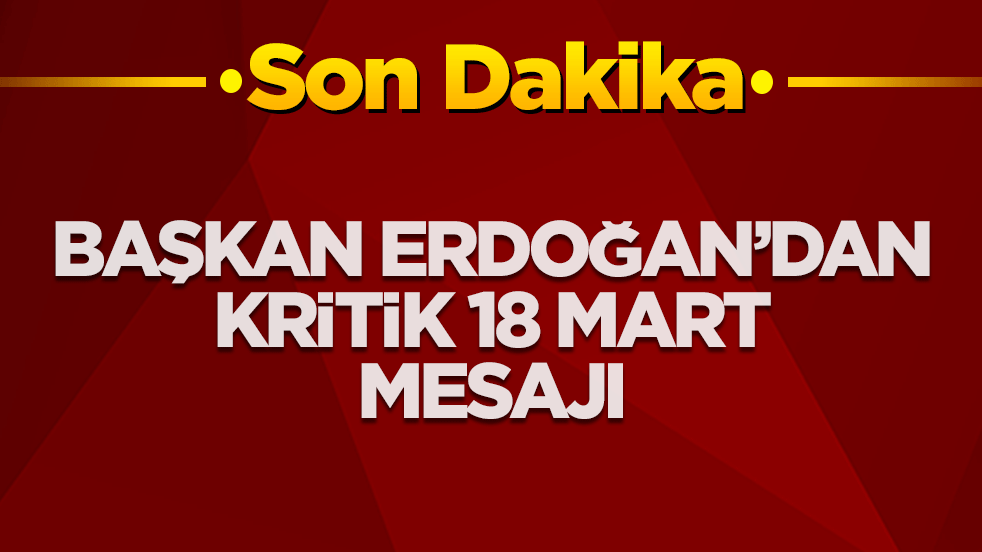 Başkan Erdoğan 'tarihi bir dönüm noktası' dedi: Asla vazgeçmeyeceğiz