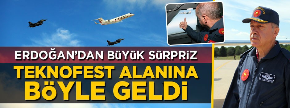 Başkan Erdoğan, 'TEKNOFEST' alanında