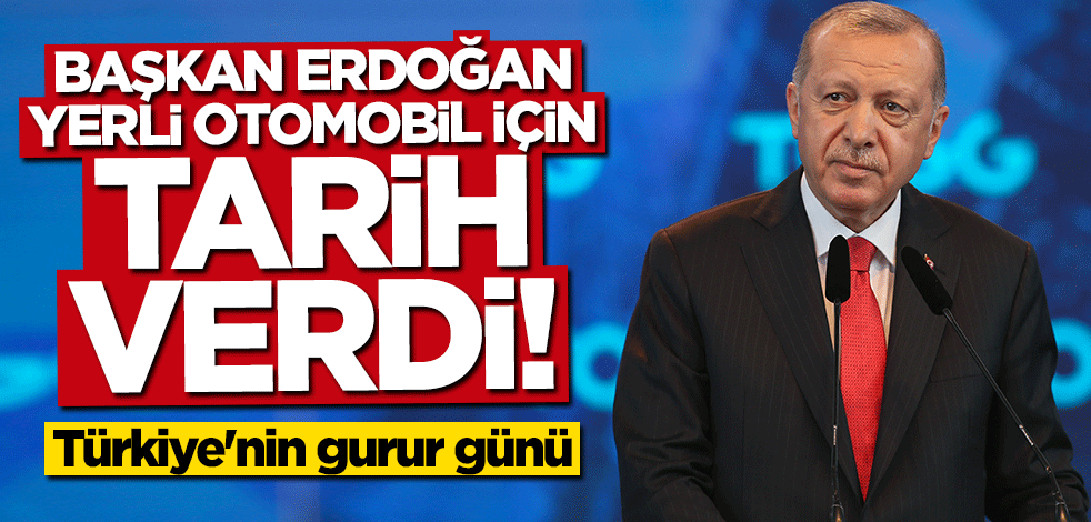 Başkan Erdoğan yerli otomobil fabrikasının temel atma töreninde konuştu