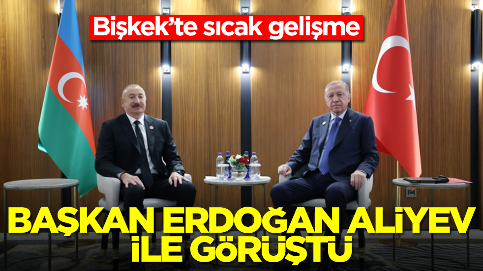Başkan Erdoğan'dan Bişkek'te kritik görüşme