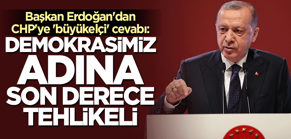 Başkan Erdoğan'dan CHP'ye "büyükelçi" tepkisi