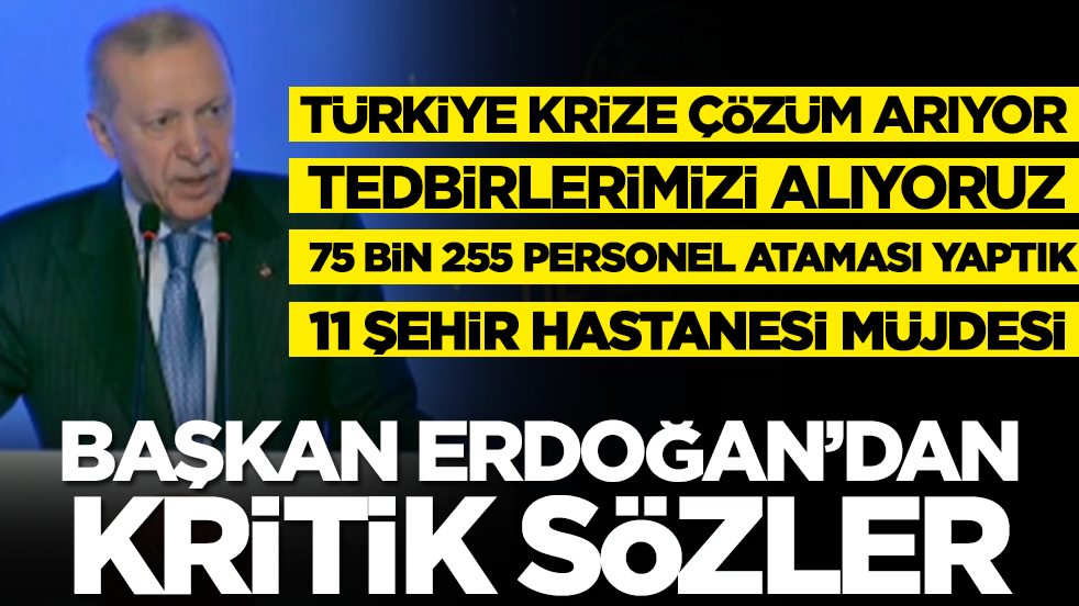 Başkan Erdoğan'dan flaş sözler: Buna kayıtsız kalamayız