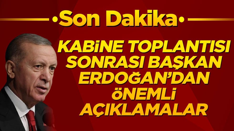 Başkan Erdoğan'dan flaş sözler! -CANLI-