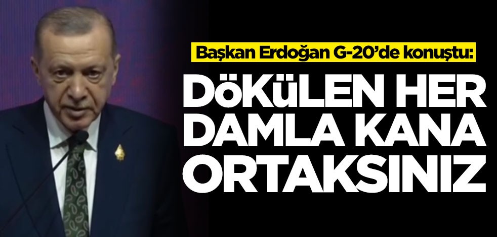 Başkan Erdoğan'dan G20'de F-16'larla ilgili son gelişmeyi duyurdu