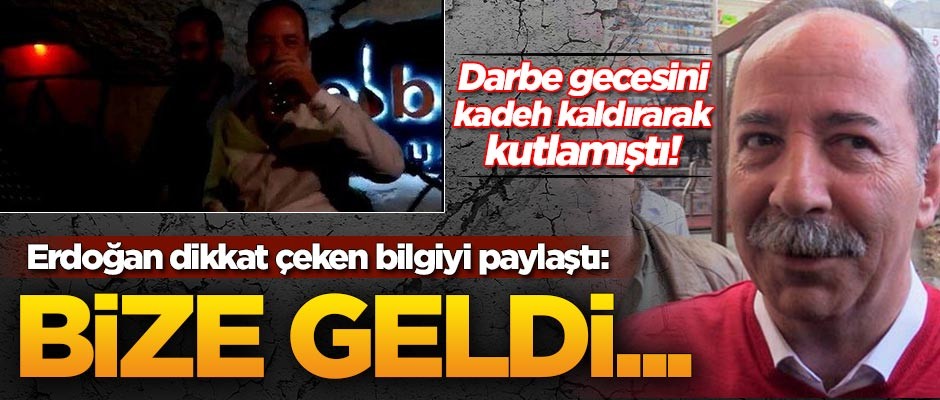 Başkan Erdoğan'dan kadeh kaldıran başkanla ilgili açıklama!