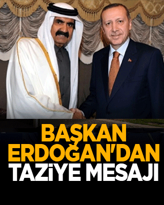 Başkan Erdoğan'dan taziye mesajı