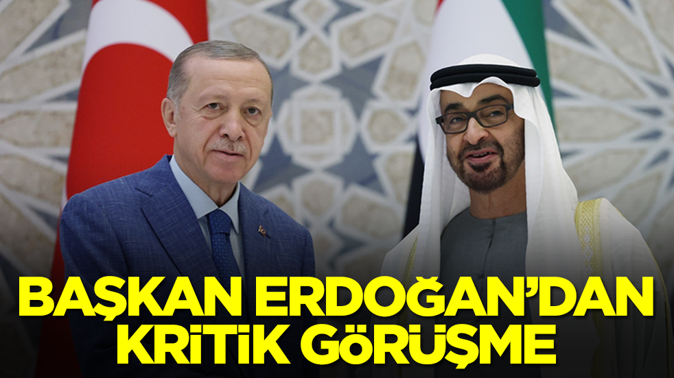 Başkan Erdoğan'dan kritik görüşme