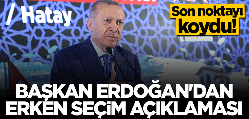Başkan Erdoğan'dan net mesaj: Boşuna uğraşmayın