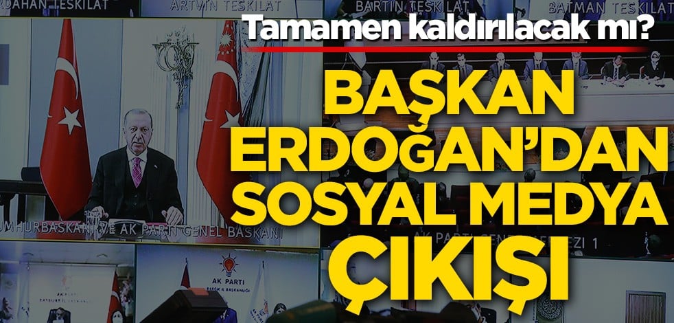 Başkan Erdoğan’dan Netfilx ve Youtube çıkışı! Kaldırılacak mı?