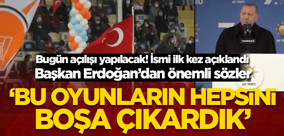 Başkan Erdoğan'dan önemli açıklamalar