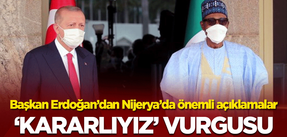 Başkan Erdoğan'dan önemli açıklamalar