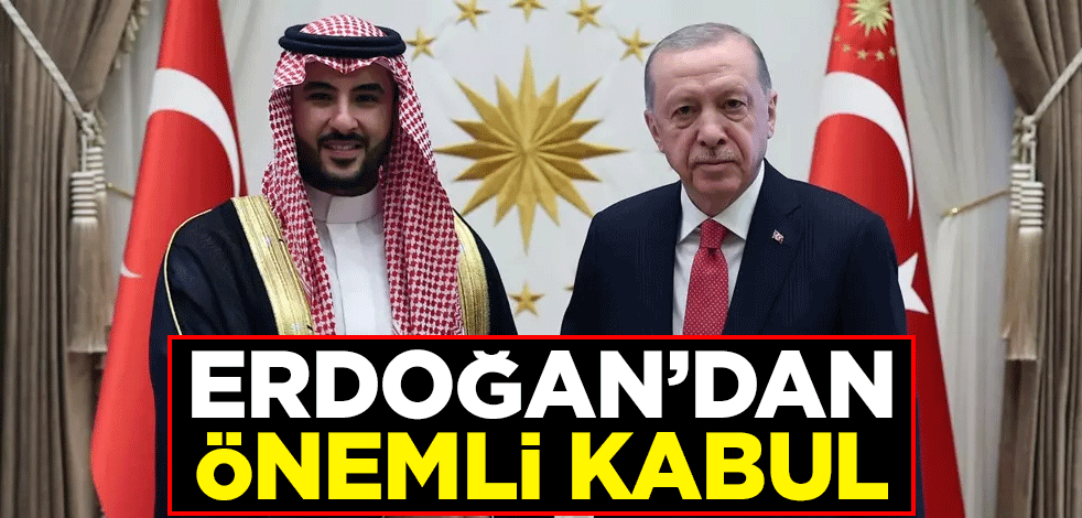 Başkan Erdoğan'dan önemli kabul