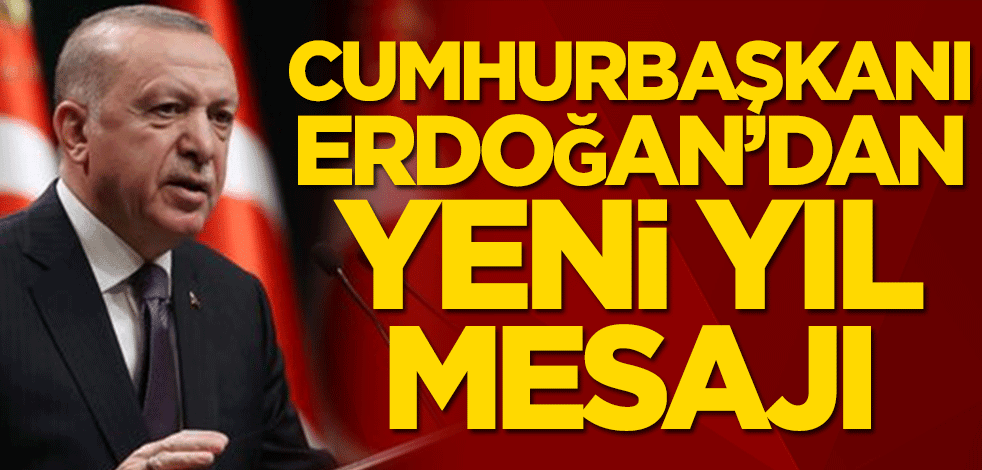 Başkan Erdoğan'dan yeni yıl mesajı