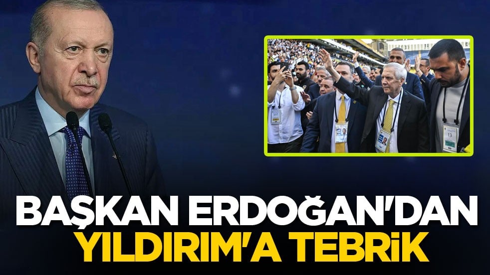 Başkan Erdoğan'dan Yıldırım'a tebrik