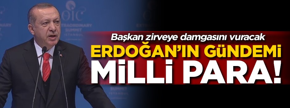 Başkan Erdoğan'ın gündemi 'Milli Para'! Dev zirveye damgasını vuracak