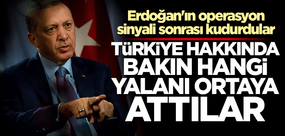 Başkan Erdoğan'ın operasyon sinyali ayarlarını fena bozdu