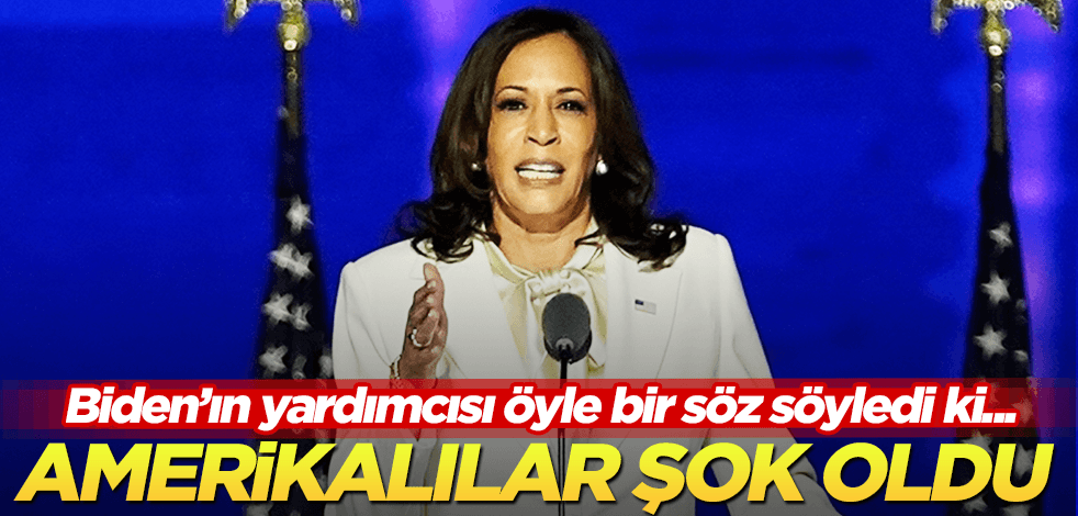 Başkan Yardımcısı Harris’in sözleri Amerikalıları şok etti! Öyle bir söz söyledi ki…