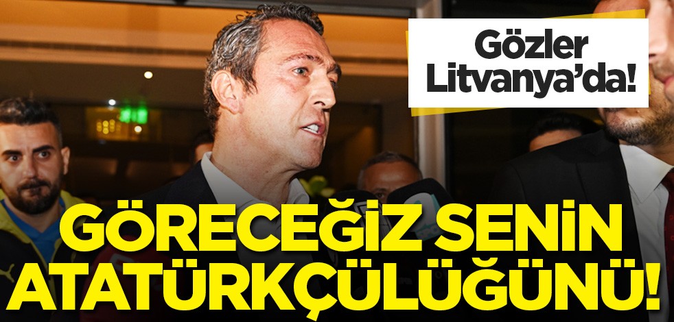 Başkan Yaşar Baş'tan Ali Koç'a hodri meydan: Göreceğiz senin Atatürkçülüğünü!