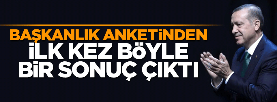 Başkanlığa evet diyenler öne geçti