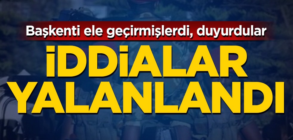 Başkenti ele geçirmişlerdi, iddialar yalanlandı! Duyurdular