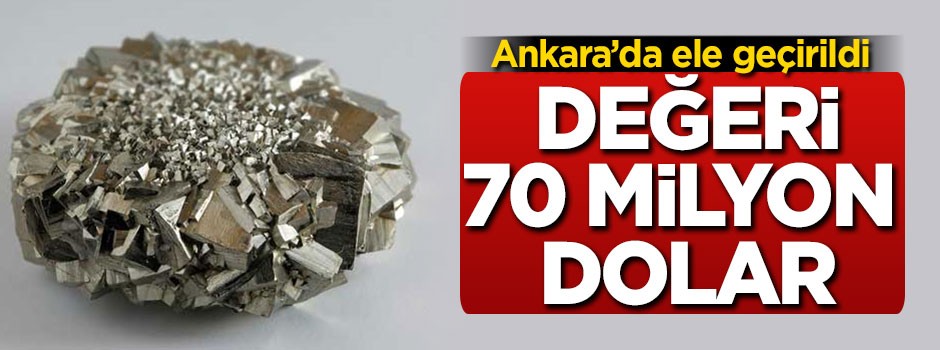 Başkentte nükleer madde operasyonu!
