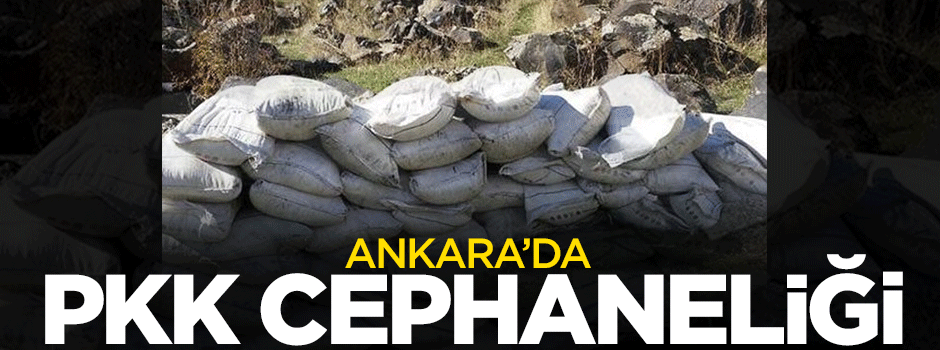 Başkent'te PKK cephaneliği!
