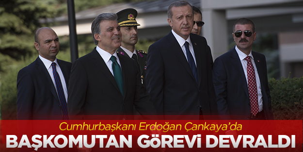 Reis-i Cumhur Erdoğan görevi devraldı