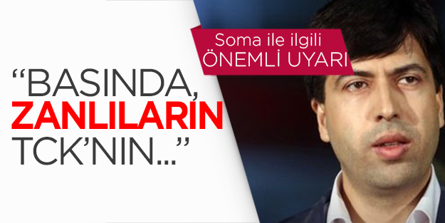 Başsavcı'dan Soma ile ilgili önemli uyarı