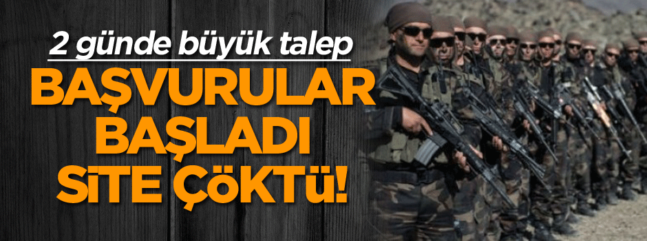 Başvurular başladı site çöktü! 2 günde büyük talep