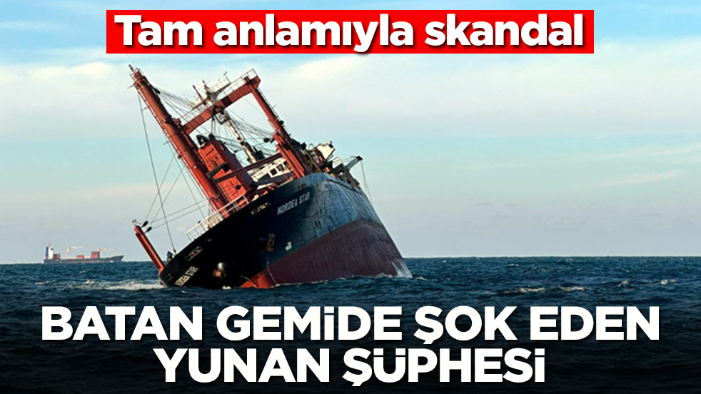 Batan gemide şok eden Yunan şüphesi: Tam anlamıyla skandal