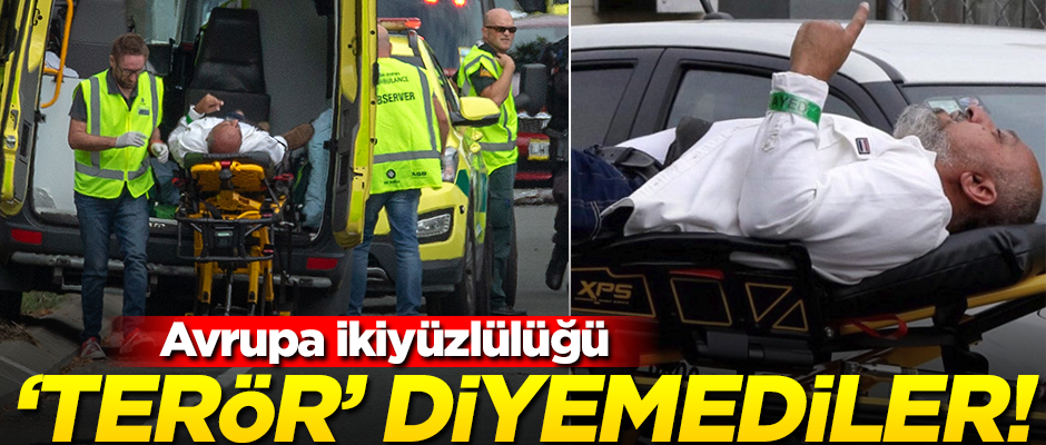 Avrupa ikiyüzlülüğü... "Terör" diyemediler!
