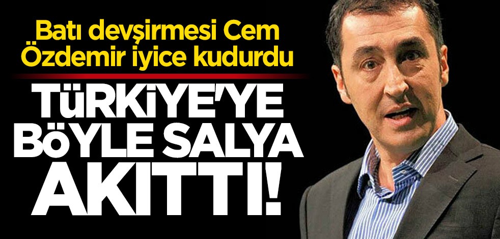 Batı devşirmesi Cem Özdemir'den Türkiye hakkında skandal sözler