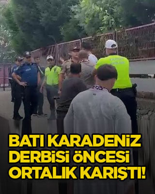 Batı Karadeniz derbisi öncesi ortalık karıştı!