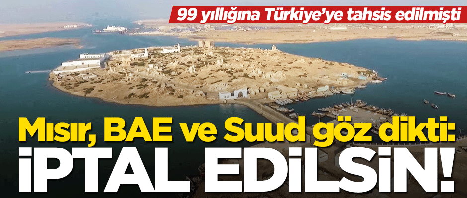 Batı kuklası Körfez ve Mısır gözünü Sevakin adasına dikti!