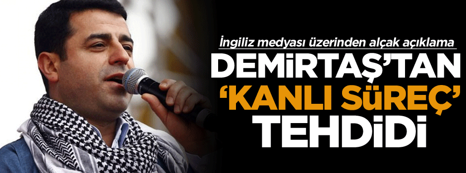 Batı medyası üzerinden alçak açıklama